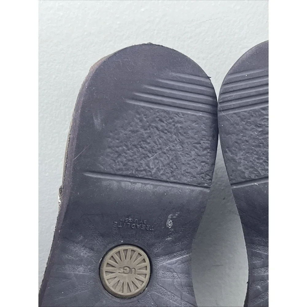 UGG Men's Size 9 Brown Suede Chelsea Boots Casual Slip On Shoe‎